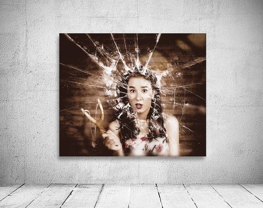 Mischievous vintage housewives Wall Preview