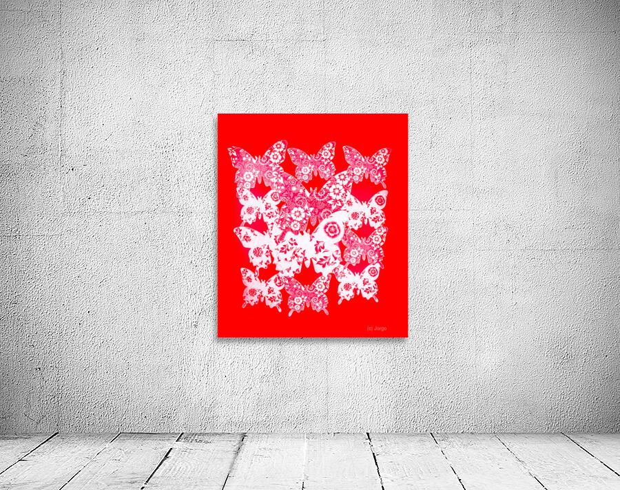 Exotic red wings Wall Preview