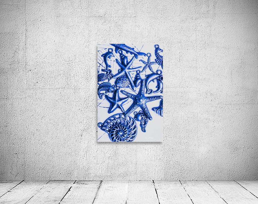 Blue reef abstract Wall Preview