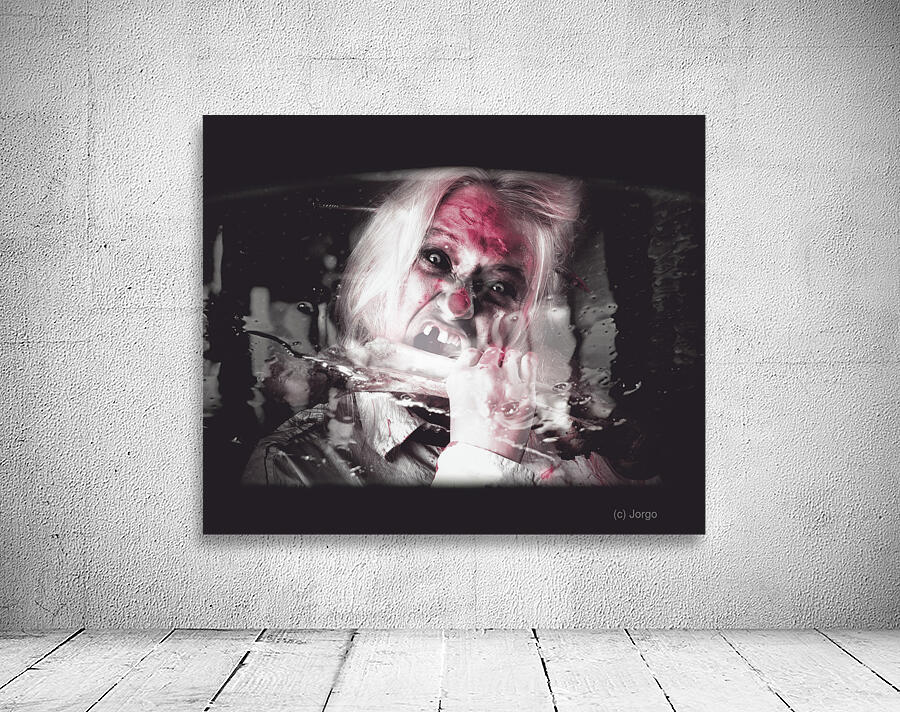 Horror fast food. Drive thru zombie apocalypse Wall Preview