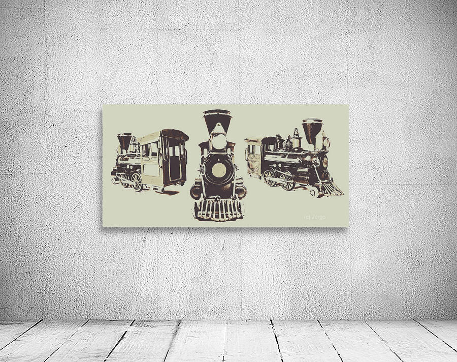 Train stationed Wall Preview