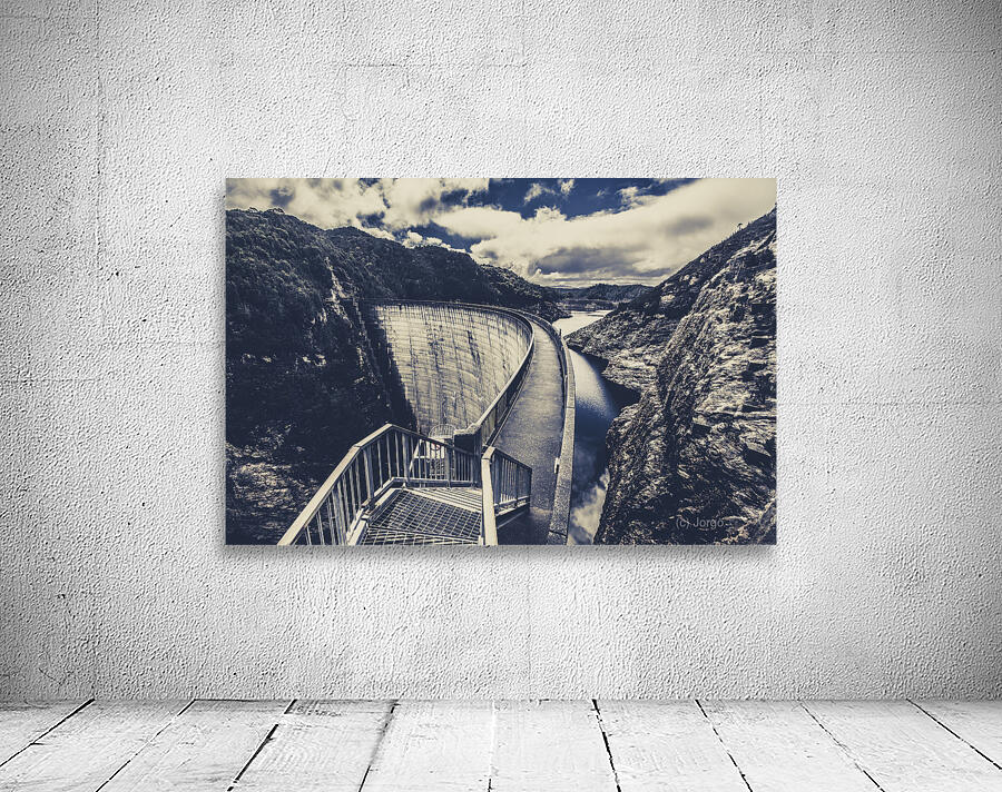 Deep blue ravine   Wall Preview