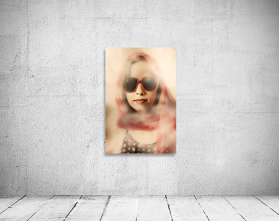 Old-fashioned mysterious beauty Wall Preview