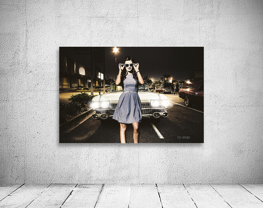 60s American car culture Wall Preview