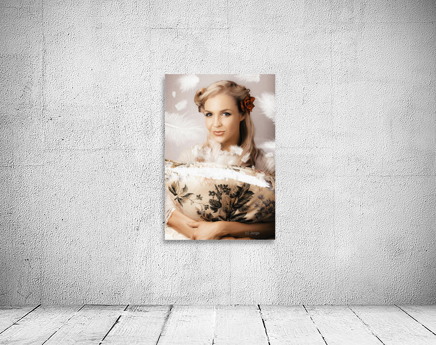 Vintage Portrait Of A Perfect Female Beauty Wall Preview