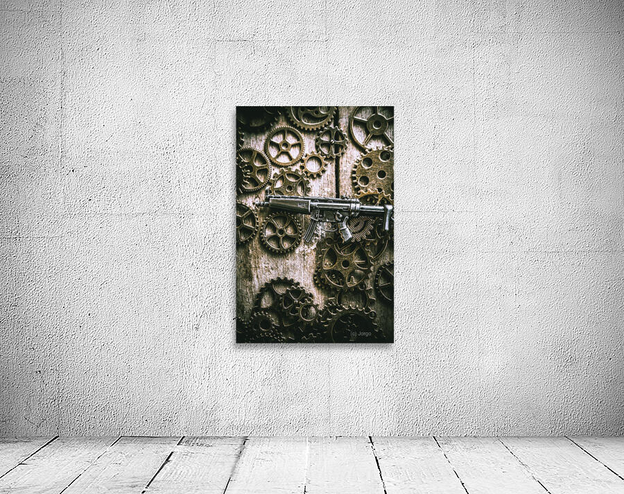 Miniature MP5 submachine gun Wall Preview