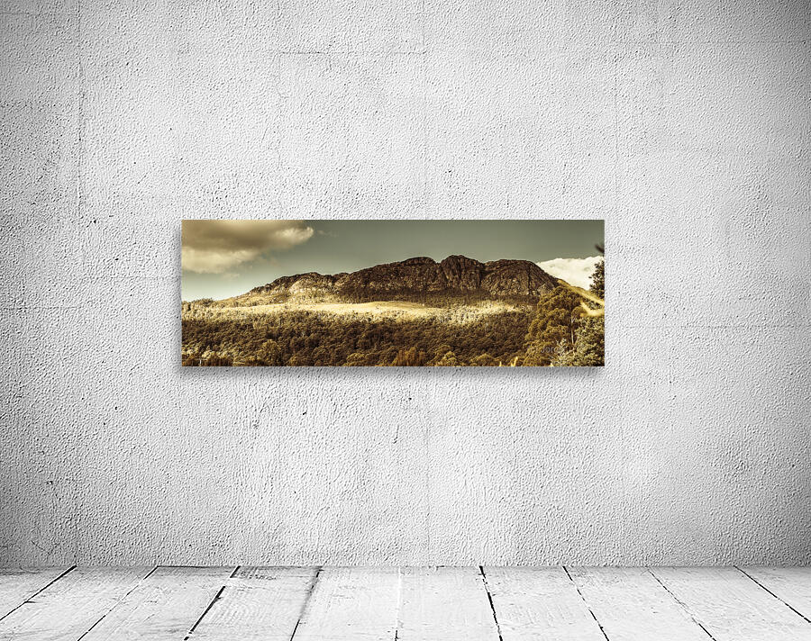 Wild West Mountain Panorama Wall Preview