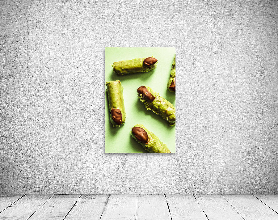 Ghastly green Halloween finger food Wall Preview