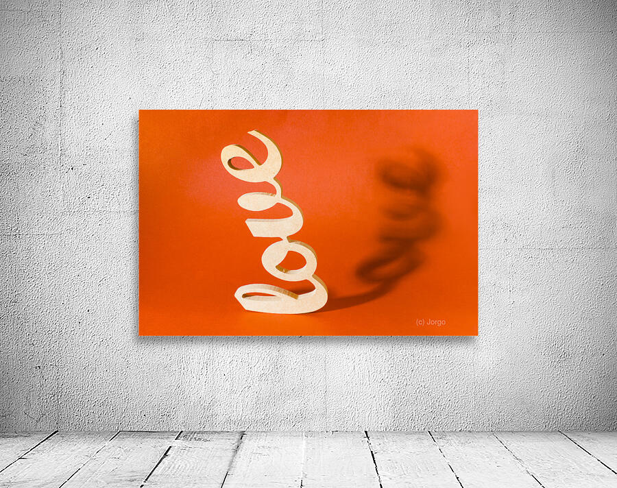 Typographic love decor  Wall Preview