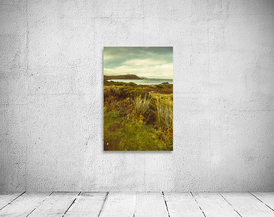 Grassy hills and distant mountains Wall Preview