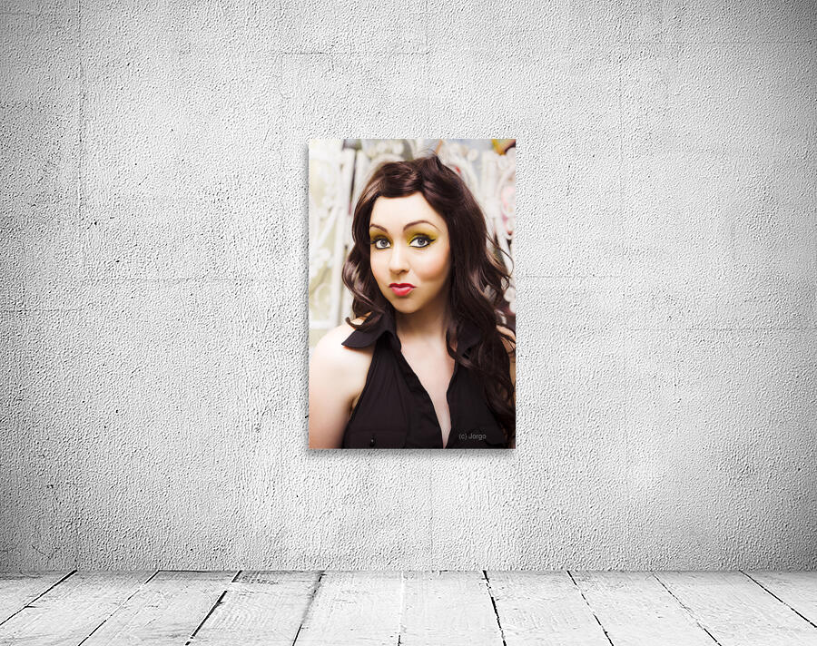 Surprised Sixties Fashion Woman Wall Preview