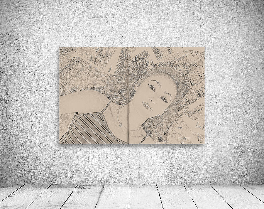 Pop art comic book pin-up Wall Preview