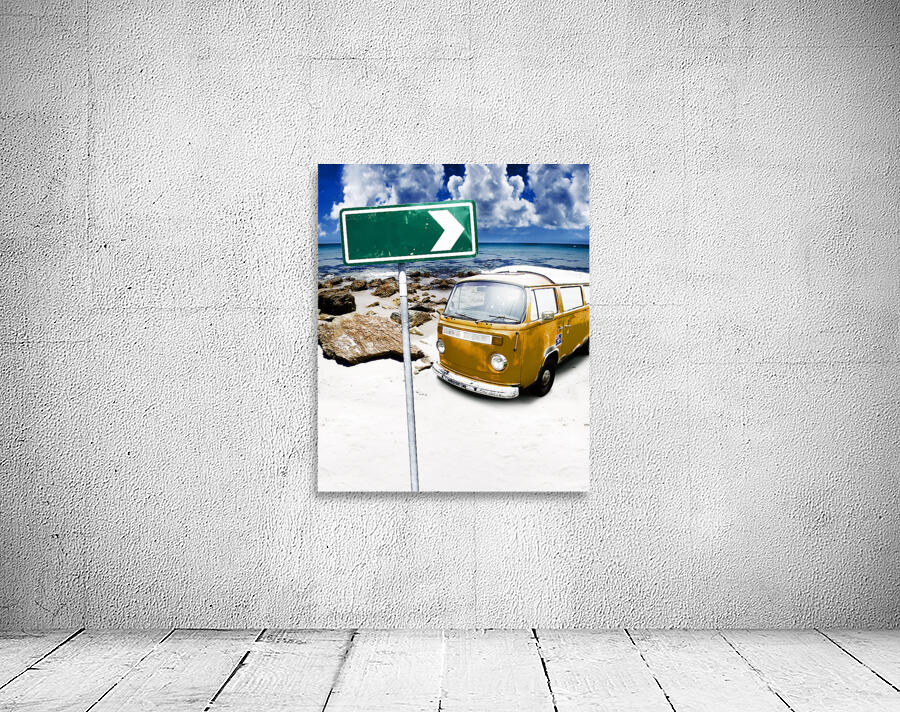 Retro Beach Van Wall Preview