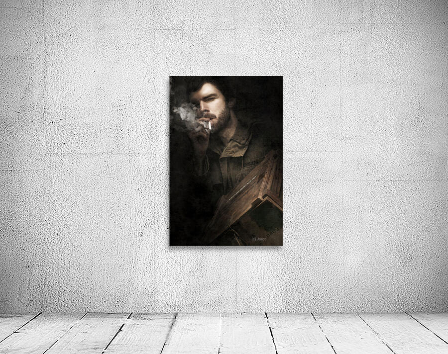 WW2 Ground Infantry Soldier Carrying Ammunition Wall Preview