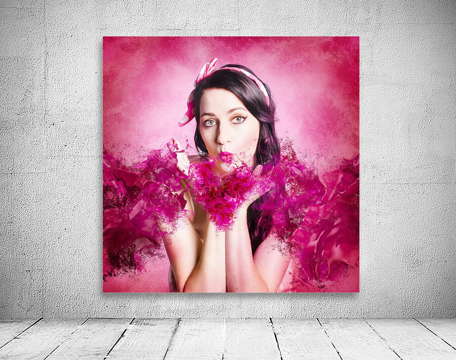 With love and hearts Wall Preview