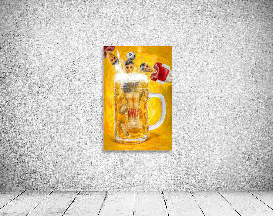 Heads I win foosball you lose Wall Preview