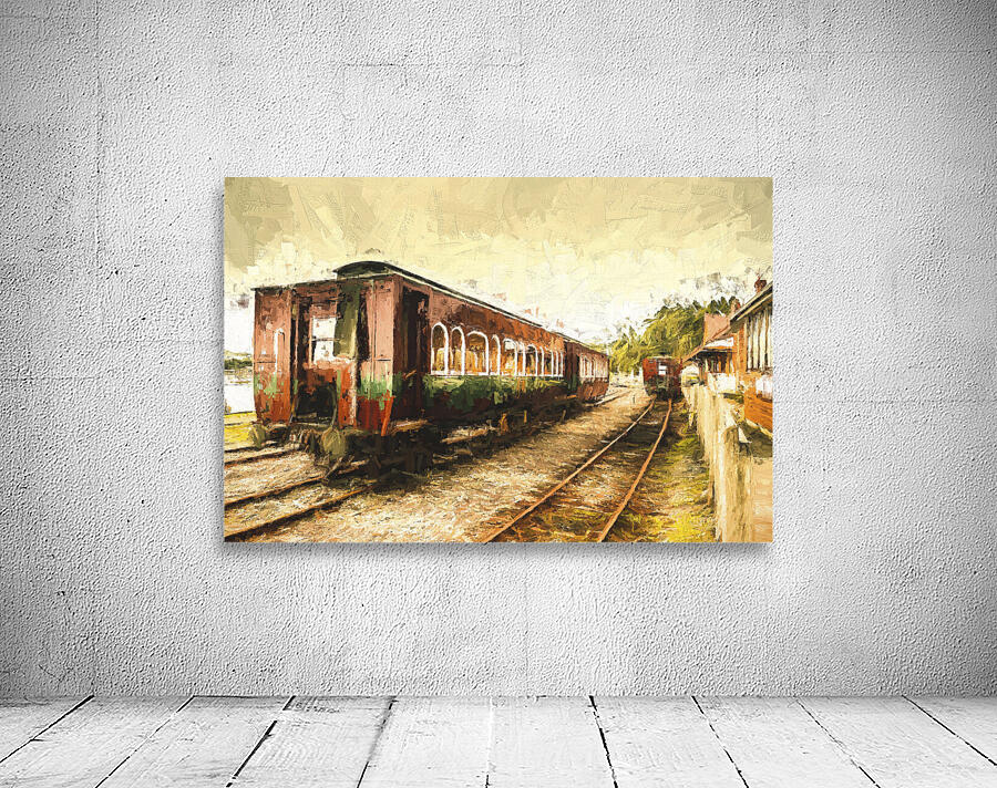 Tasmania West Coast Wilderness Train Art Wall Preview