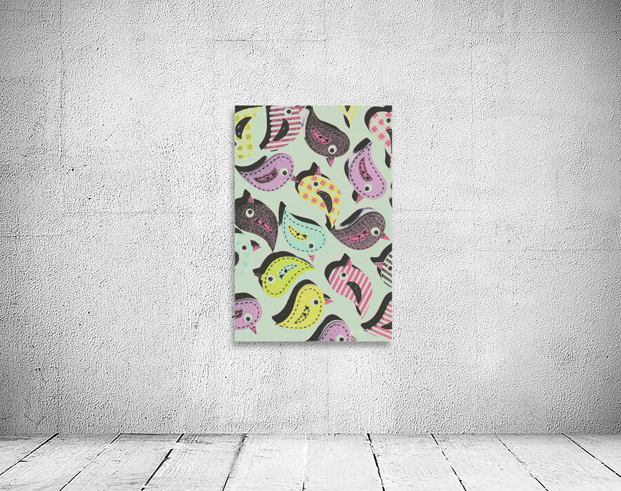 A quilters flock Wall Preview