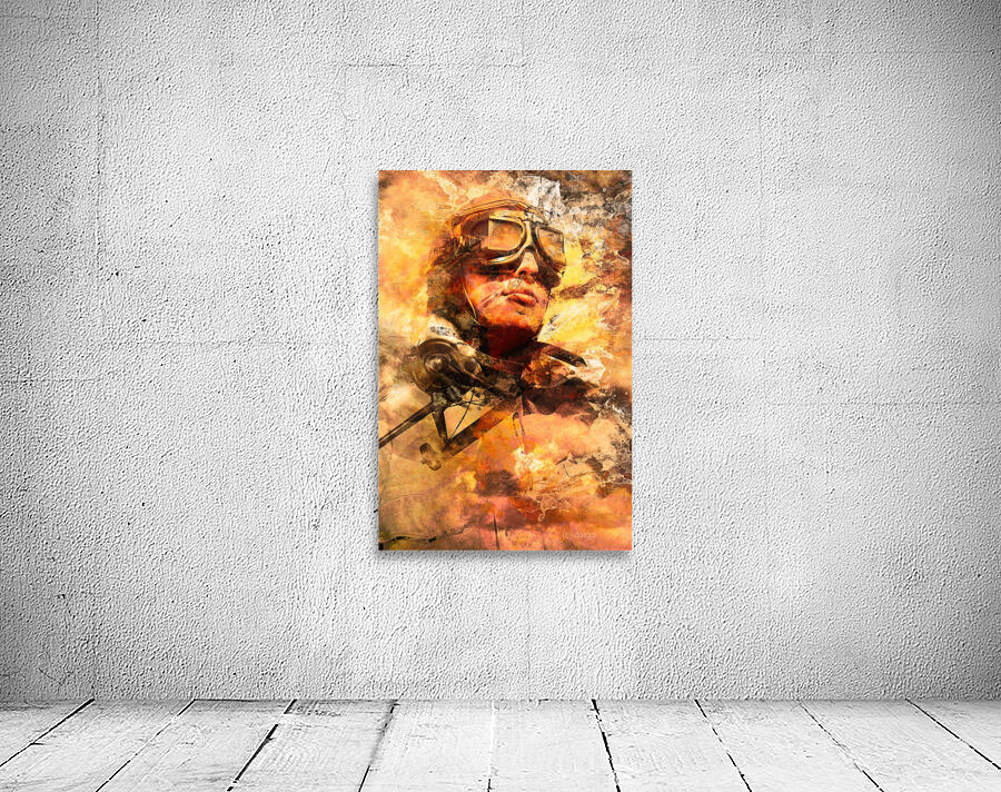 Painted pilots at war Wall Preview