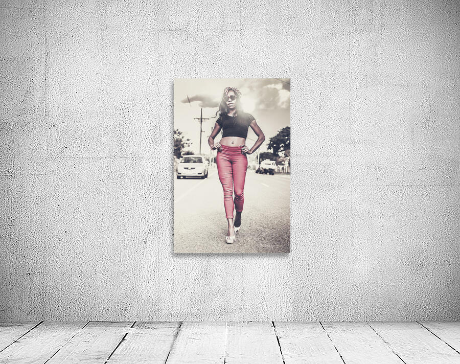 High street fashion model in luxury apparel  Wall Preview