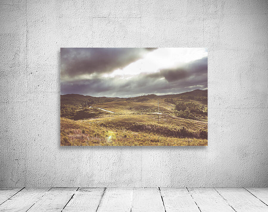 Hills and outback tracks Wall Preview