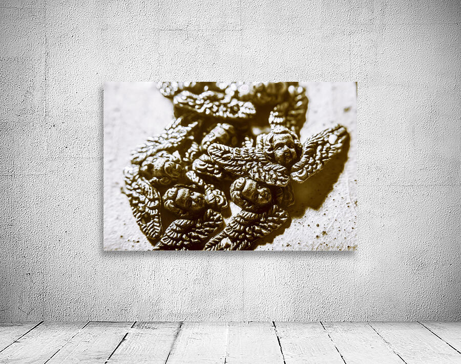 Vintage angels artwork Wall Preview