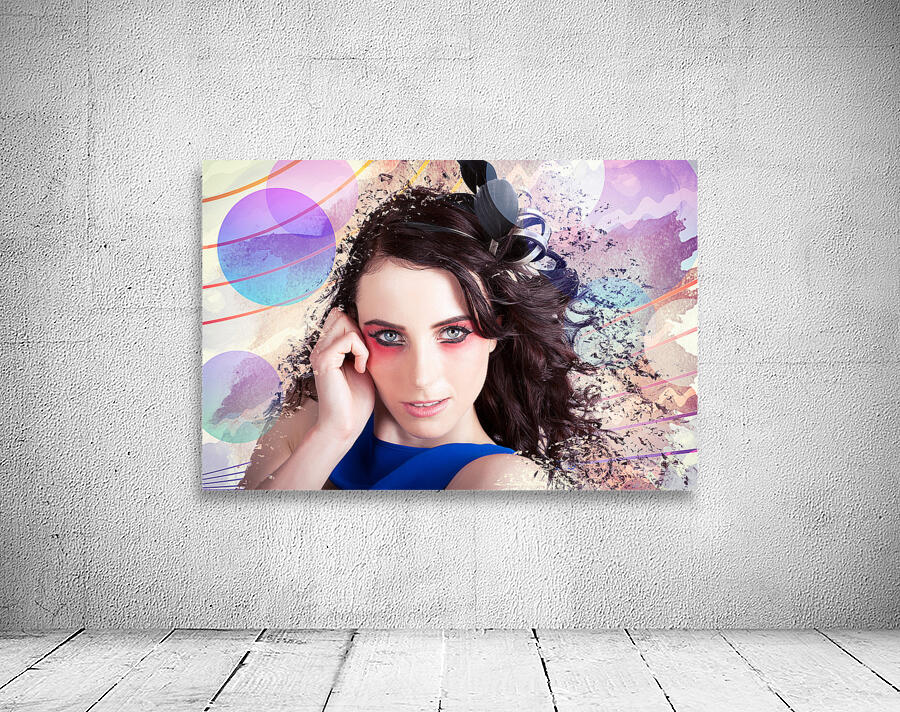 Beauty In The Abstract Colors Of Make-up Wall Preview