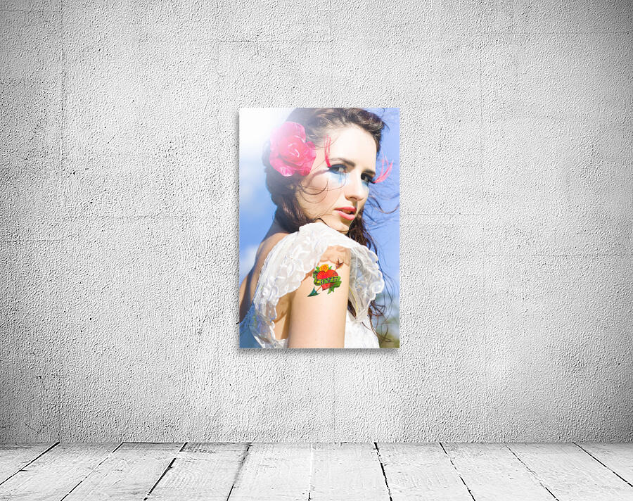 Love Heart And Arrow Tattoo Wall Preview