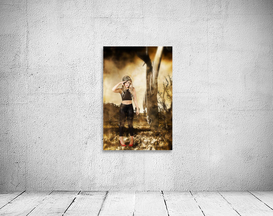 Tough Australian pin-up girl. Spirit of the ANZAC Wall Preview