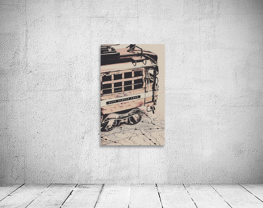 City circle street artwork Wall Preview