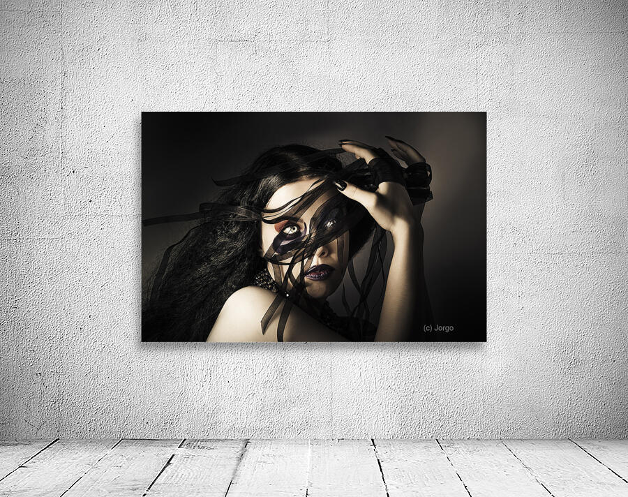 Beauty queen clothing designer. Fine art fashion Wall Preview