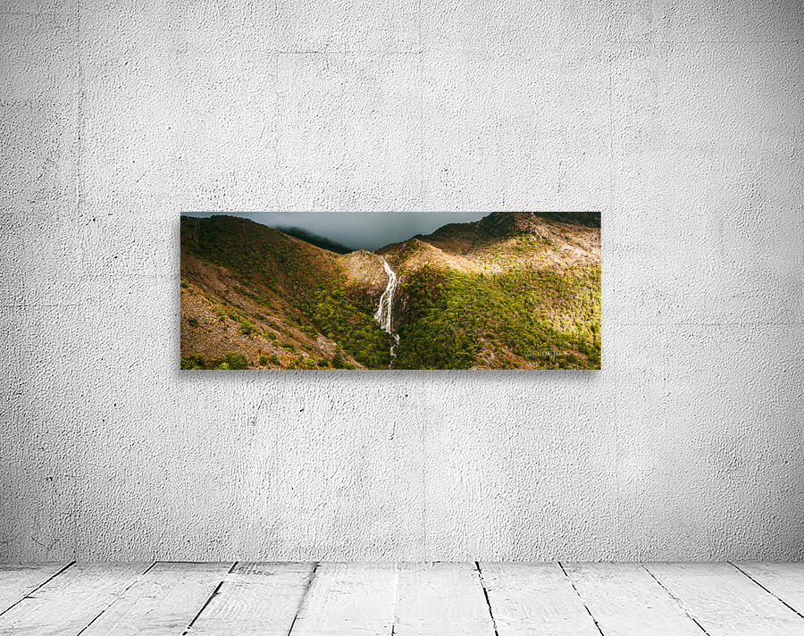 Horsetail falls in Queenstown Tasmania Wall Preview