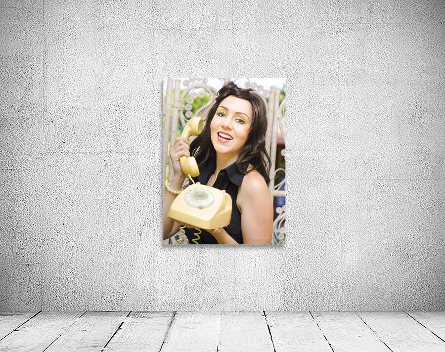 Retro Business Woman Wall Preview