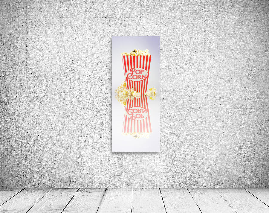 Iconic Striped Popcorn Carton Wall Preview