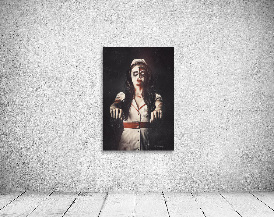 Vintage walking dead horror nurse Wall Preview