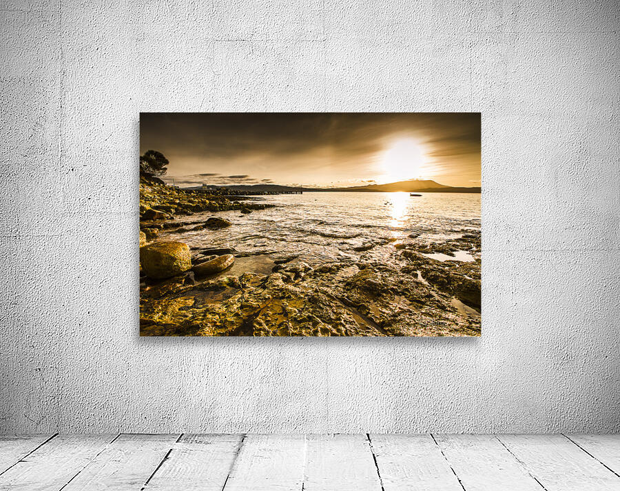 Atmospheric dusk seascape Wall Preview