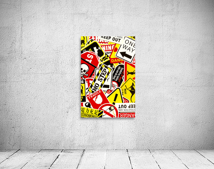 Street sign city Wall Preview