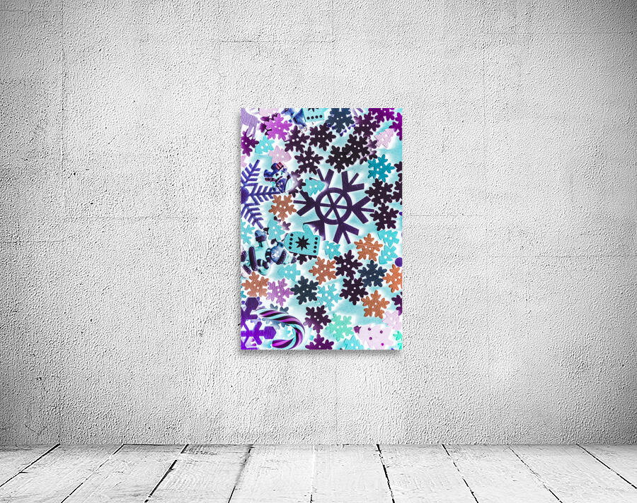 Whimsical winter scene Wall Preview