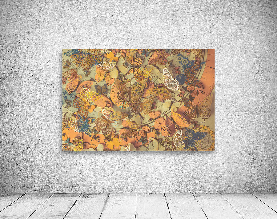 With faded colors and intricate markings Wall Preview