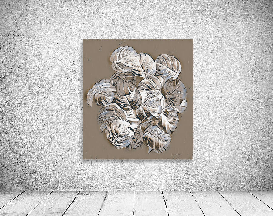 Monstera machinations  Wall Preview