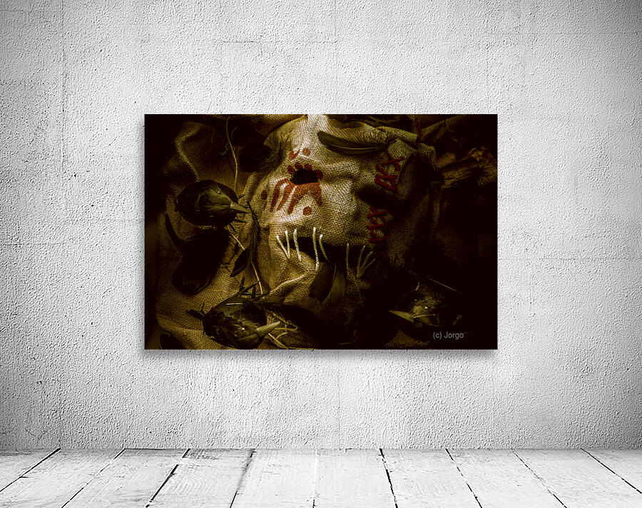 Burlap and feather Wall Preview