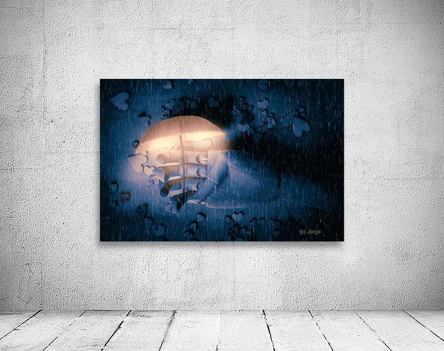 A light in the rain Wall Preview