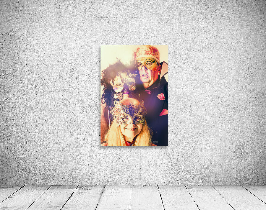 Masquerading in masks Wall Preview