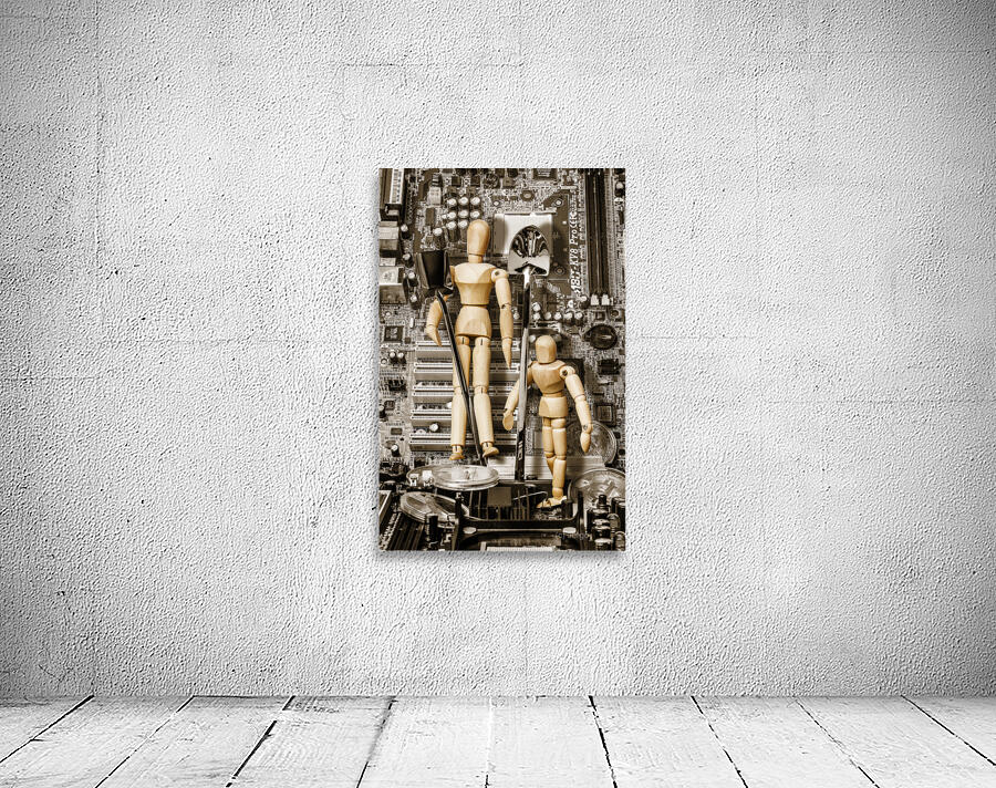 Block miners Wall Preview