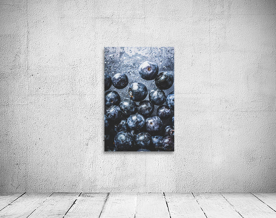 Deepest blacks are blue Wall Preview