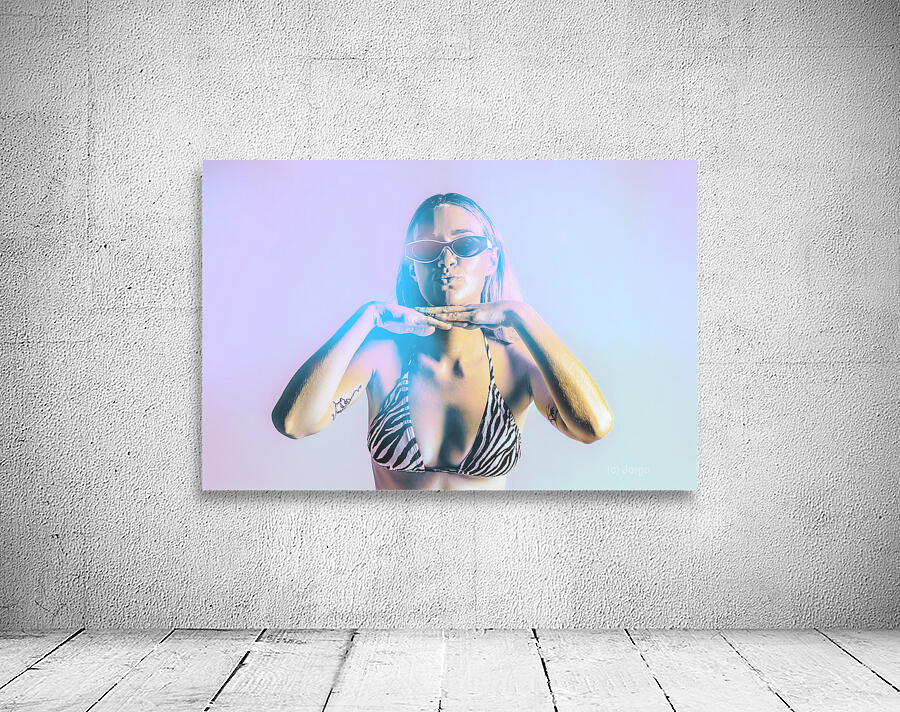 Beach Babe Pop Art Wall Preview