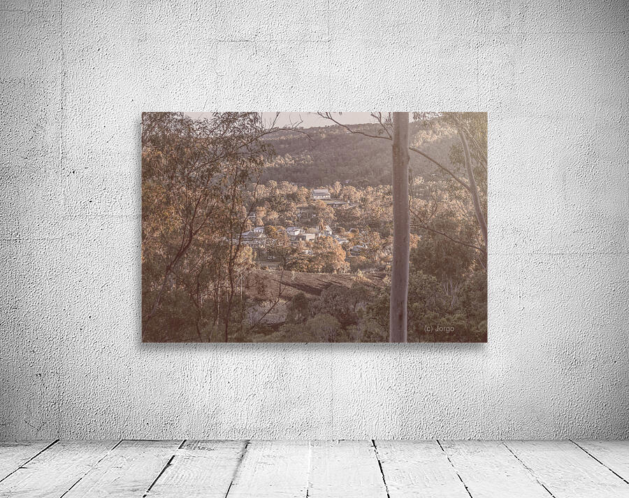 Cosy Country Town Wall Preview