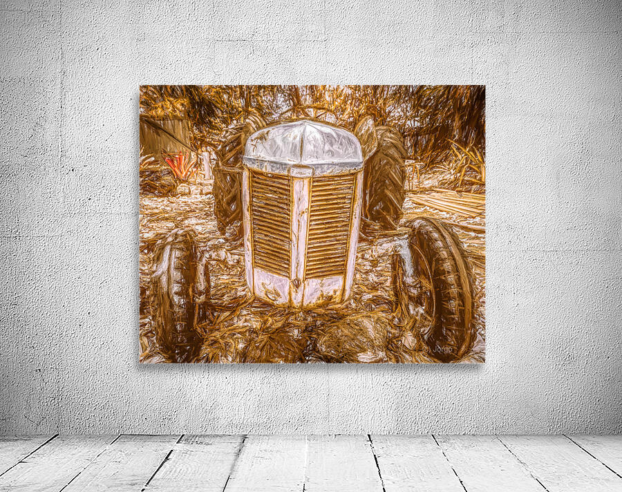 Timeworn Tractor Wall Preview