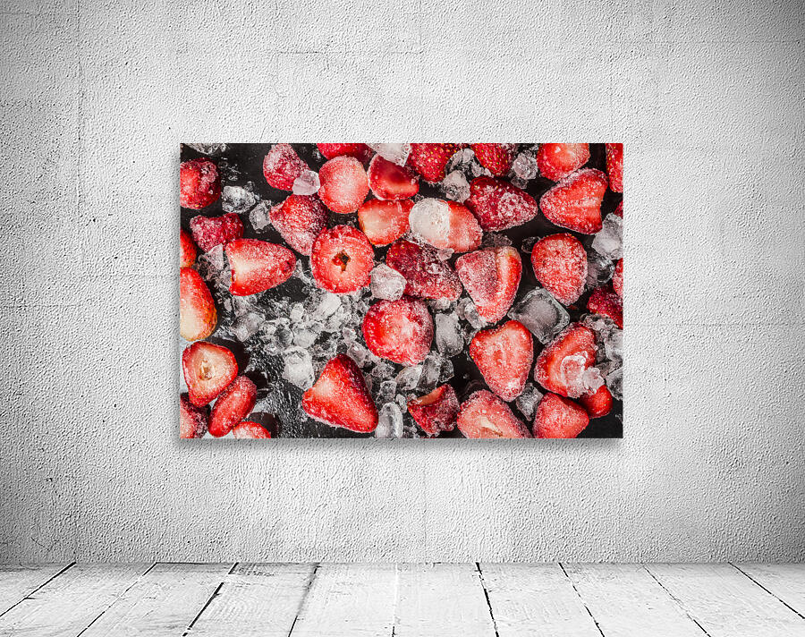 Frozen Strawberries Wall Preview