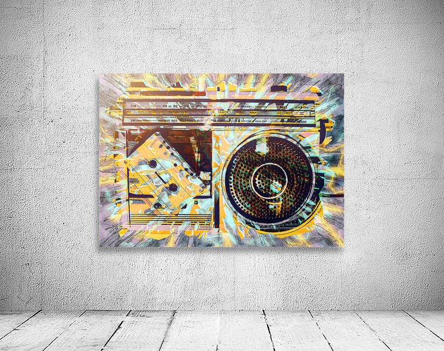 Ghetto Blaster Wall Preview